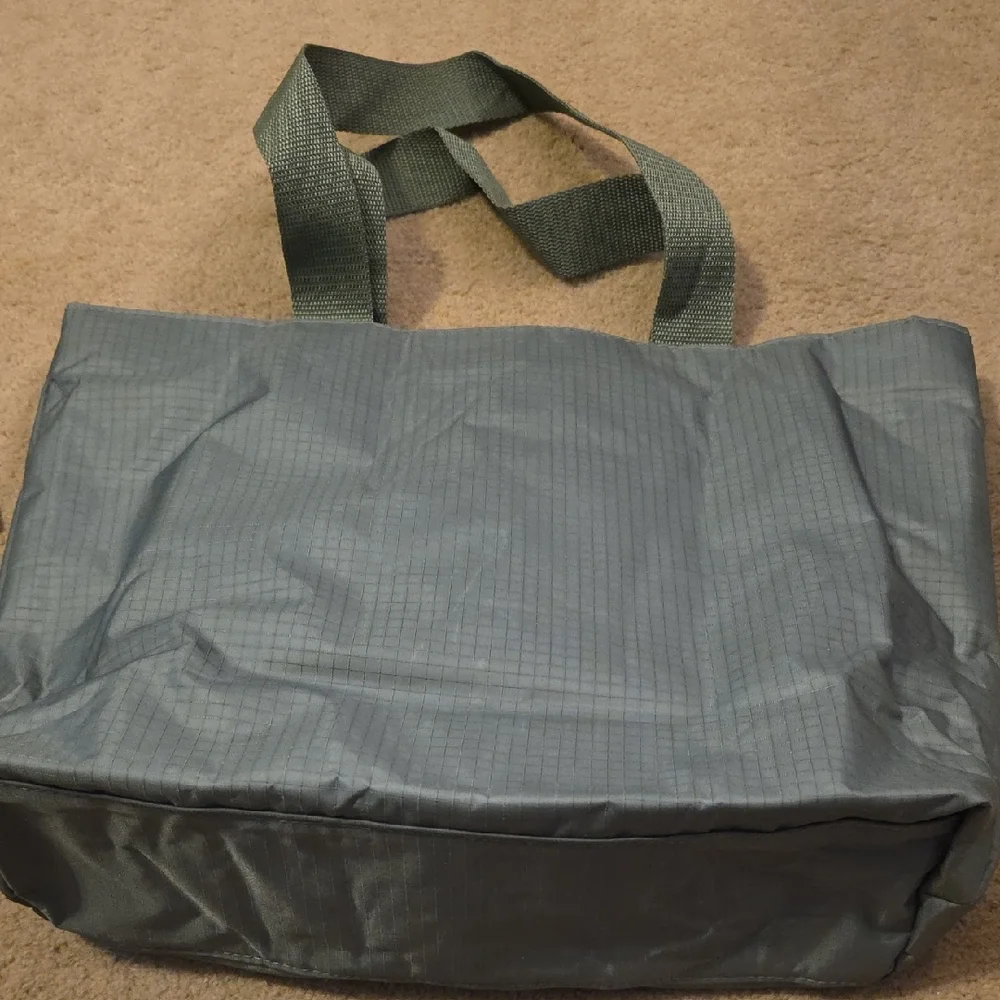 Disney Mickey Mouse Tote Bag Sage Green Sequins Nylon